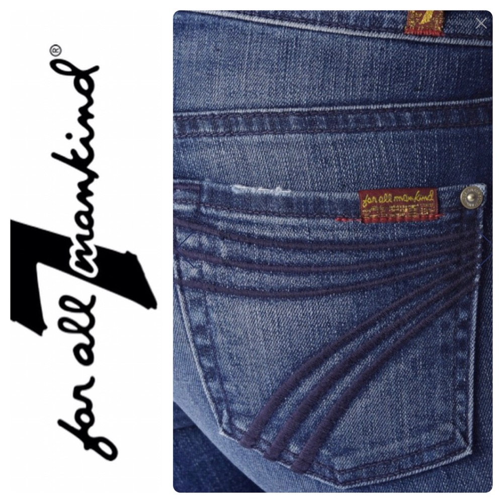 New 7FAM Dojo Original Trouser in Lake Blue - Picture 4 of 6